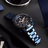 Maserati Traguardo Chronograph Blue Dial Blue Steel Strap Watch For Men - R8873612054