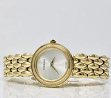 Buy Shop Versace V Flare Diamonds Silver Dial Gold Steel Strap Watch for Women - VEBN00918 USA Online