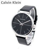 Buy Shop Calvin Klein Evan Black Dial Black Leather Strap Watch for Men - K7B211CZ USA Online