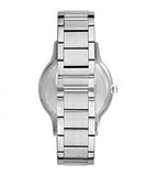 Emporio Armani Renato Quartz Black Dial Silver Steel Strap Watch For Men - AR11179