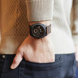 Buy Shop Fossil Machine Flight Chronograph Brown Dial Brown Leather Strap Watch for Men - FS4656 USA Online