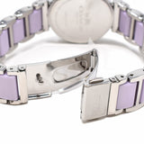 Coach Tristent Purple Dial Two Tone Steel Strap Watch for Women - 14502461