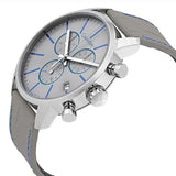 Buy Shop Calvin Klein City Chronograph White Dial White Leather Strap Watch for Men - K2G271Q4 USA Online