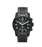 Marc Jacobs Larry Black Dial Black Stainless Steel Strap Watch for Men - MBM8606