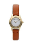 Buy Shop Marc Jacobs Mini Blade White Dial Brown Leather Strap Watch for Women - MBM1219 USA Online