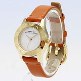 Buy Shop Marc Jacobs Mini Blade White Dial Brown Leather Strap Watch for Women - MBM1219 USA Online