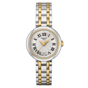 Buy Shop Tissot Bellissima Small Lady Mother of Pearl Dial Two Tone Steel Strap Watch For Women - T126.010.22.013.00 USA Online