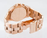 Buy Shop Marc Jacobs Blade Chronograph Brown Dial Rose Gold Steel Strap Watch for Women - MBM3308 USA Online