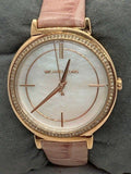 Buy Shop Michael Kors Cinthia Mother of Pearl Dial Pink Leather Strap Watch for Women - MK2663 USA Online