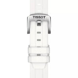 Tissot Seastar 1000 Mother of Pearl White Dial White Rubber Strap Watch for Women - T120.210.17.116.00