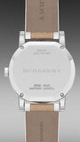 Buy Shop Burberry The City Silver Dial Brown Leather Strap Watch for Women - BU9136 USA Online