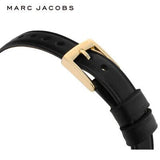 Buy Shop Marc Jacobs Roxy Black Dial Black Leather Strap Watch for Women - MJ1585 USA Online