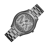 Buy Shop Michael Kors Slim Runway Black Dial Black Steel Strap Watch for Women - MK3589 USA Online