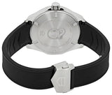 Buy Shop Tag Heuer Aquaracer Calibre 5 Automatic Black Dial Black Rubber Strap Watch for Men - WAY201A.FT6142 USA Online