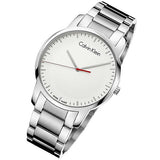 Buy Shop Calvin Klein City Quartz White Dial Silver Steel Strap Watch for Men - K2G2G1Z6 USA Online