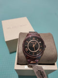 Buy Shop Michael Kors Lauryn Black Dial Purple Steel Strap Watch for Women - MK3724 USA Online