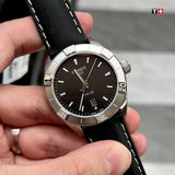 Buy Shop Tissot PR 100 Sport Quartz Chronograph Black Dial Black Leather Strap Watch For Men - T101.617.16.051.00 USA Online