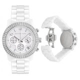 Buy Shop Michael Kors Runway White Dial White Steel Strap Watch for Women - MK5188 USA Online