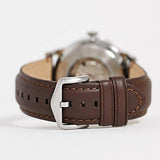 Buy Shop Fossil Townsman Automatic White Dial Brown Leather Strap Watch for Men - ME3064 USA Online