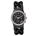 Buy Shop Michael Kors Ceramic Black Dial Black Steel Strap Watch for Women - MK5388 USA Online