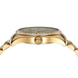 Buy Shop Michael Kors Lexington Mother of Pearl White Dial Gold Steel Strap Watch for Women - MK1079 USA Online
