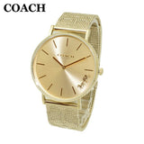Buy Shop Coach Perry Gold Dial Gold Mesh Bracelet Watch for Women - 14503342 USA Online