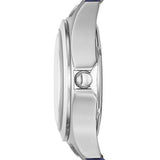 Buy Shop Marc Jacobs Henry Skeleton Blue Dial Blue Leather Strap Watch for Women - MBM1337 USA Online