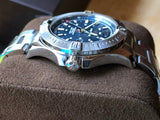 Buy Shop Breitling Colt Automatic 44mm Blue Dial Silver Steel Strap Mens Watch - A1738811/C906/173A USA Online
