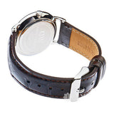 Buy Shop Daniel Wellington Dapper York Quartz White Dial Dark Brown Leather Strap Watch For Women - DW00100097 USA Online