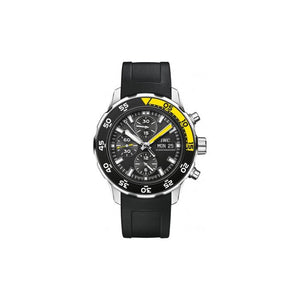 Buy Shop IWC Aquatimer Automatic Chronograph Black Dial Black Rubber Strap Watch for Men - IW376709 USA Online