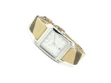 Buy Shop Burberry Nova Gold Tone Square Dial Leather Strap Watch for Women - BU1582 USA Online