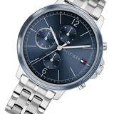 Buy Shop Tommy Hilfiger Casual Quartz Blue Dial Silver Steel Strap Watch For Women - 1782188 USA Online