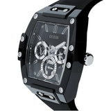 Buy Shop Guess Phoenix Multifunction Black Dial Black Rubber Strap Watch for Men - GW0203G3 USA Online