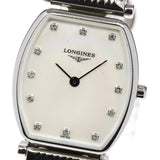 Longines La Grande Classique de Longines Tonneau White Dial Silver Steel Strap Watch for Women - L4.205.4.87.6