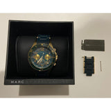 Buy Shop Marc Jacobs Rock Chronograph Green Dial Green Silicone Strap Watch for Women - MBM2597 USA Online