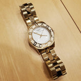 Buy Shop Marc Jacobs Blade White Dial Gold Steel Strap Watch for Women - MBM3050 USA Online