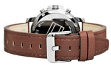 Buy Shop Tommy Hilfiger Landon Chronograph White Dial Brown Leather Strap Watch for Men - 1791531 USA Online