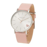 Buy Shop Coach Perry Silver Dial Pink Leather Strap Watch for Women - 14503516 USA Online