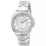 Buy Shop Coach Mini Boyfriend Diamonds Silver Dial Silver Steel Strap Watch for Women - 14501699 USA Online