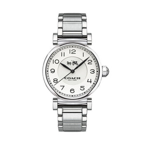 Buy Shop Coach Madison White Dial Silver Steel Strap Watch for Women - 14502394 USA Online