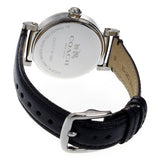 Coach Madison White Dial Black Leather Strap Watch for Women - 14502406