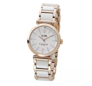 Buy Shop Coach Sport White Dial Two Tone Steel Strap Watch for Women - 14502463 USA Online