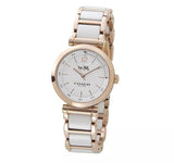 Coach Sport White Dial Two Tone Steel Strap Watch for Women - 14502463