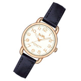 Coach Delancey Ivory Dial Navy Blue Leather Watch For Women - 14502749