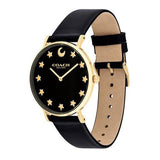 Buy Shop Coach Perry Black Dial Black Leather Strap Watch for Women - 14503042 USA Online