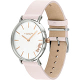 Buy Shop Coach Perry White Dial Pink Leather Strap Watch for Women - 14503118 USA Online