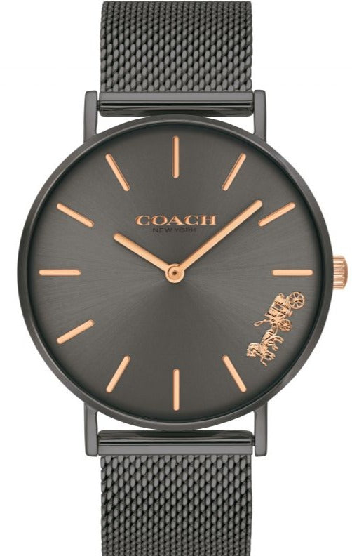 Buy Shop Coach Perry Grey Dial Grey Mesh Bracelet Watch for Women - 14503127 USA Online