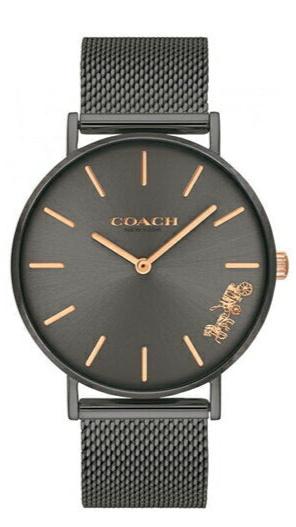 Buy Shop Coach Perry Grey Dial Grey Mesh Bracelet Watch for Women - 14503127 USA Online