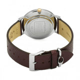 Buy Shop Coach Perry White Dial Brown Leather Strap Watch for Women - 14503154 USA Online