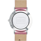 Buy Shop Coach Perry Mother of Pearl White Dial Pink Leather Strap Watch for Women - 14503243 USA Online